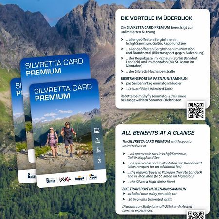 Apart Scharler Mit Silvretta Card 시 외부 사진